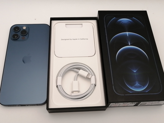 中古】Apple iPhone 12 Pro 512GB パシフィックブルー （海外版SIM