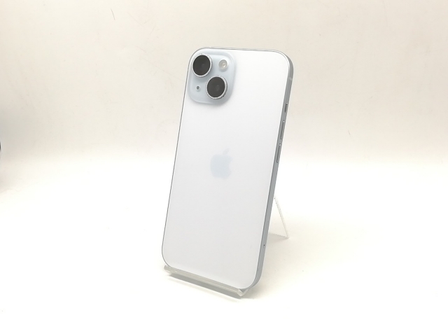 中古】Apple docomo 【SIMフリー】 iPhone 15 128GB ブルー MTML3J/A 