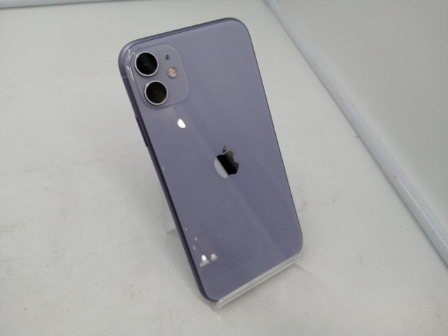 中古】Apple au 【SIMロック解除済み】 iPhone 11 64GB パープル 