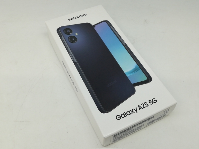 【未使用】SAMSUNG docomo 【SIMフリー】 Galaxy A25 5G ブラック 4GB 64GB SC-53F【札幌】保証期間３ヶ月