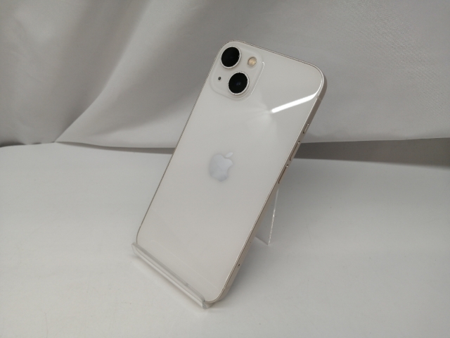 【中古】Apple 国内版 【SIMフリー】 iPhone 13 128GB スターライト MLND3J/A【札幌】保証期間１週間【ランクC】