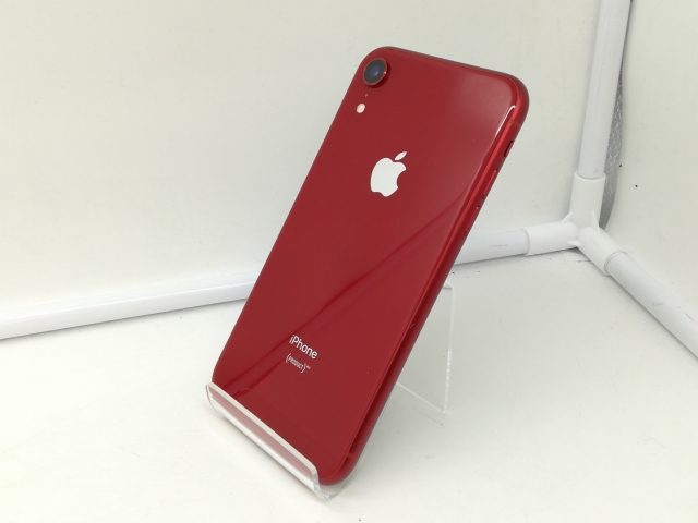 【中古】Apple au 【SIMロック解除済み】 iPhone XR 256GB (PRODUCT)RED MT0X2J/A【札幌】保証期間１ヶ月【ランクC】