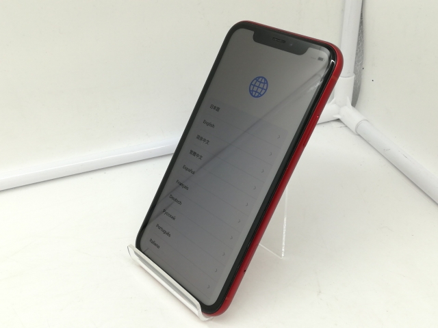 【中古】Apple au 【SIMロック解除済み】 iPhone XR 256GB (PRODUCT)RED MT0X2J/A【札幌】保証期間１ヶ月【ランクC】_1