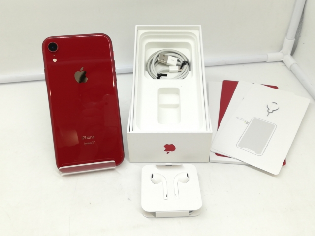 【中古】Apple au 【SIMロック解除済み】 iPhone XR 256GB (PRODUCT)RED MT0X2J/A【札幌】保証期間１ヶ月【ランクC】_7