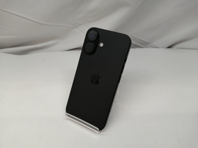 【中古】Apple 国内版 【SIMフリー】 iPhone 16 128GB ブラック MYDQ3J/A【札幌】保証期間１ヶ月【ランクB】
