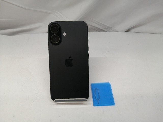 【中古】Apple 国内版 【SIMフリー】 iPhone 16 128GB ブラック MYDQ3J/A【札幌】保証期間１ヶ月【ランクB】_3