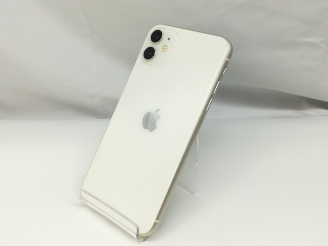 【中古】Apple SoftBank 【SIMロック解除済み】 iPhone 11 64GB ホワイト MWLU2J/A【札幌】保証期間１週間【ランクC】