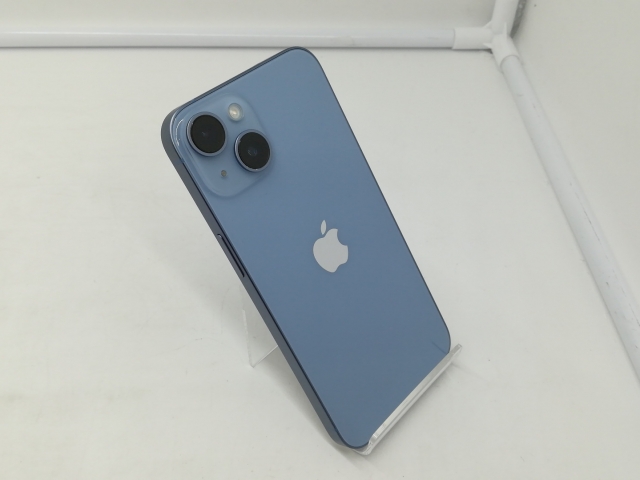 【中古】Apple docomo 【SIMフリー】 iPhone 14 128GB ブルー MPVJ3J/A【札幌】保証期間１ヶ月【ランクA】