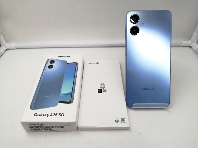 SAMSUNG Galaxy A25 5G SCG33 ブルー スマートフォン/携帯電話 SAMSUNG