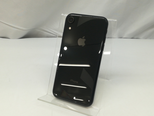 【中古】Apple docomo 【SIMロック解除済み】 iPhone XR 128GB ブラック MT0G2J/A【札幌】保証期間１週間【ランクC】