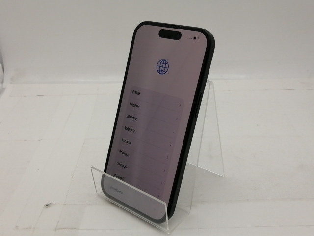 中古】Apple 国内版 【SIMフリー】 iPhone 15 128GB ブラック MTMH3J/A