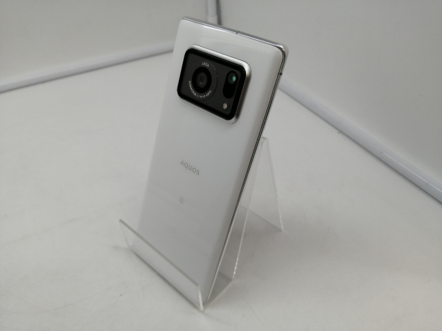 【中古】【赤ロム保証あり】SHARP SoftBank 【SIMロック解除済み】 AQUOS R6 ホワイト 12GB 128GB A101SH【札幌】保証期間１ヶ月【ランクA】