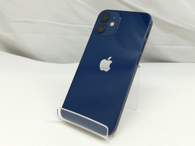 【中古】【赤ロム保証あり】Apple au 【SIMロック解除済み】 iPhone 12 mini 64GB ブルー MGAP3J/A【札幌】保証期間１ヶ月【ランクB】