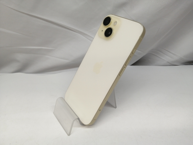 【中古】Apple SoftBank 【SIMフリー】 iPhone 15 128GB イエロー MTMK3J/A【札幌】保証期間１ヶ月【ランクA】