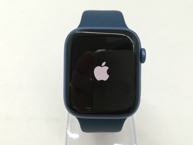 【中古】Apple Apple Watch Series7 45mm Cellular ブルーアルミ/スポーツバンド アビスブルー【札幌】保証期間１週間【ランクC】