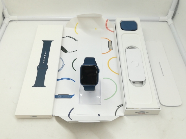 【中古】Apple Apple Watch Series7 45mm Cellular ブルーアルミ/スポーツバンド アビスブルー【札幌】保証期間１週間【ランクC】_5