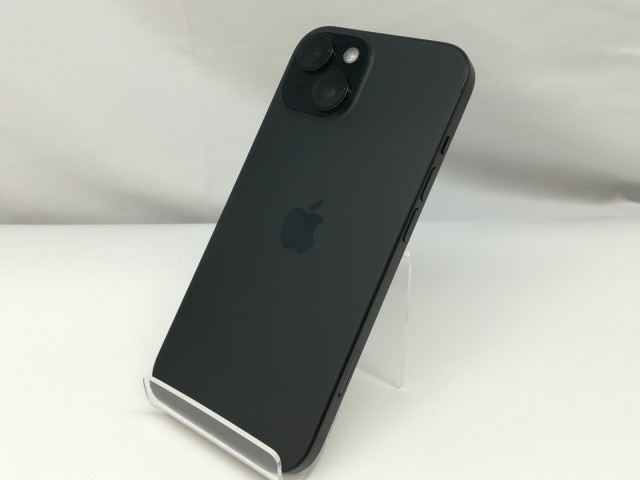 【中古】Apple 国内版 【SIMフリー】 iPhone 15 128GB ブラック MTMH3J/A【高崎モントレー】保証期間１ヶ月【ランクA】