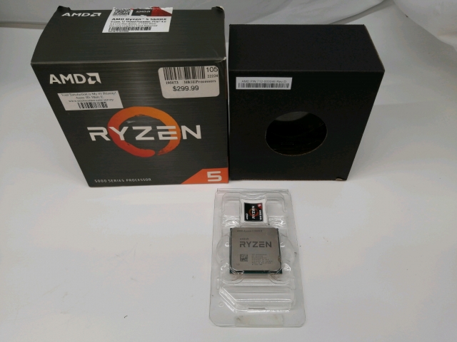 中古】AMD Ryzen 5 5600X (3.7GHz/TC:4.6GHz) BOX AM4/6C/12T/L3 32MB
