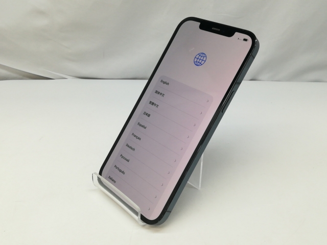 【中古】Apple SoftBank 【SIMロック解除済み】 iPhone 12 Pro Max 128GB パシフィックブルー MGCX3J/A【札幌】保証期間１ヶ月【ランクB】_1