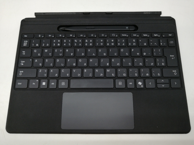 【中古】Microsoft Surface Pro フレックスキーボード（ペン収納付き/スリム ペン付き）  [ブラック] 8YU-00022【札幌】保証期間１週間