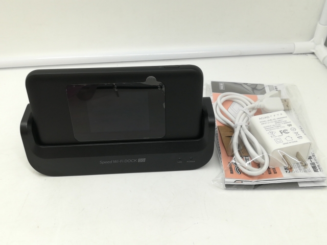 中古】CPSpeed UQmobile【SIMフリー】 Speed Wi-Fi DOCK 5G 01【EC