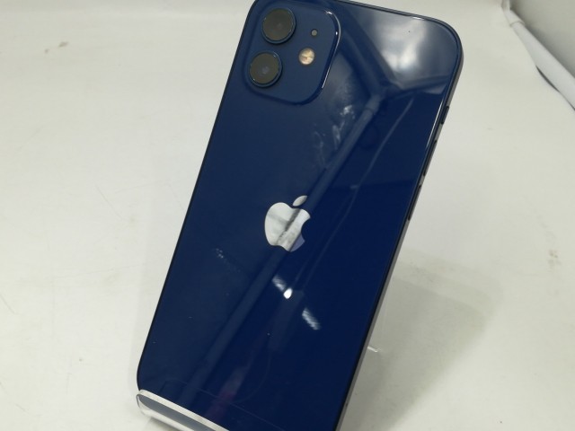 【中古】【赤ロム保証あり】Apple au 【SIMロック解除済み】 iPhone 12 128GB ブルー MGHX3J/A【札幌】保証期間１ヶ月【ランクC】