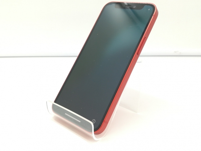 【中古】Apple au 【SIMロック解除済み】 iPhone 12 mini 128GB (PRODUCT)RED MGDN3J/A【札幌】保証期間１ヶ月【ランクB】_1