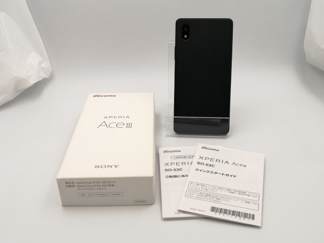 【中古】SONY docomo 【SIMフリー】 Xperia Ace III ブラック 4GB 64GB SO-53C【大須2】保証期間１ヶ月【ランクB】_7