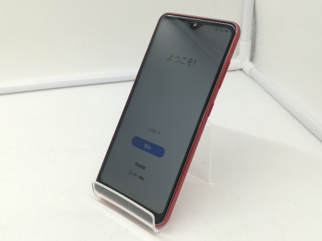 中古】SAMSUNG docomo 【SIMロック解除済み】 Galaxy A21 レッド 3GB