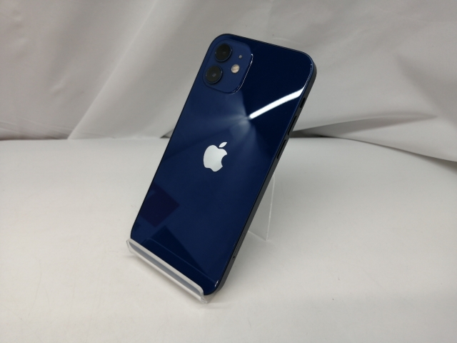 【中古】Apple docomo 【SIMロック解除済み】 iPhone 12 128GB ブルー MGHX3J/A【札幌】保証期間１ヶ月【ランクB】