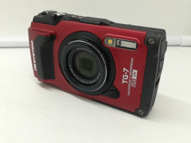 【中古】OM SYSTEM OM SYSTEM Tough TG-7 レッド【札幌】保証期間１ヶ月【ランクA】
