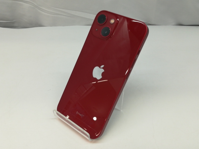 【中古】Apple docomo 【SIMフリー】 iPhone 13 128GB (PRODUCT)RED MLNF3J/A【札幌】保証期間１週間【ランクC】