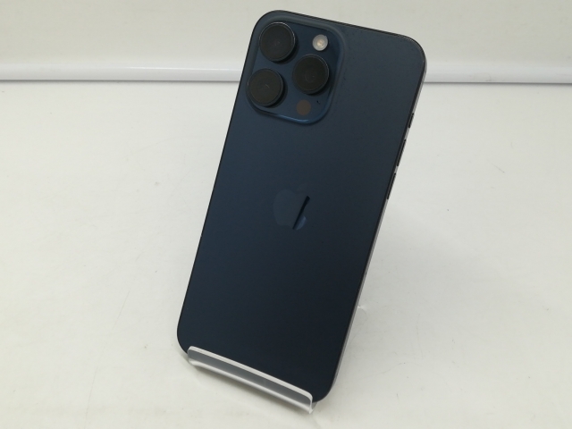 【中古】Apple SoftBank 【SIMフリー】 iPhone 15 Pro Max 256GB ブルーチタニウム MU6T3J/A【札幌】保証期間１ヶ月【ランクC】