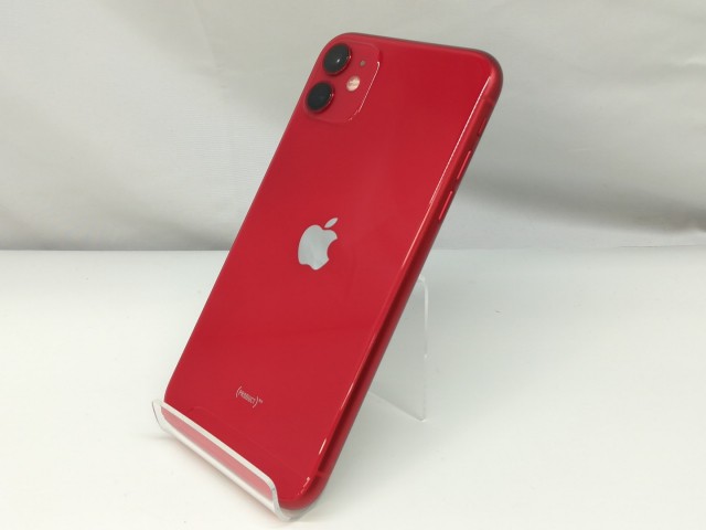 【中古】Apple au 【SIMロック解除済み】 iPhone 11 128GB (PRODUCT)RED MWM32J/A【札幌】保証期間１ヶ月【ランクB】