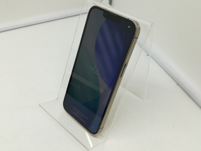【中古】Apple au 【SIMフリー】 iPhone 13 Pro 256GB ゴールド MLUQ3J/A【札幌】保証期間１ヶ月【ランクB】