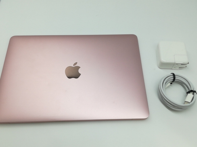 【美品/箱あり】MacBook 12インチ 2017 ローズゴールド 256GB MacBook Apple 12inch MNYM2J/A A1534 Retina Early 2017 選べる