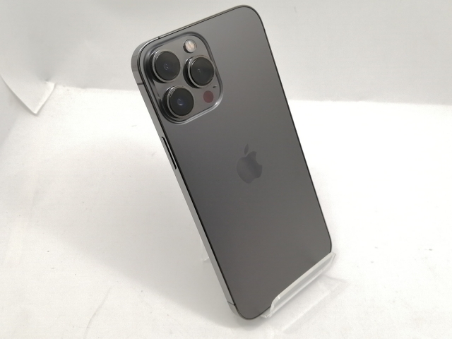 【中古】【赤ロム保証あり】Apple au 【SIMフリー】 iPhone 13 Pro Max 256GB グラファイト MLJ83J/A【札幌】保証期間１ヶ月【ランクA】
