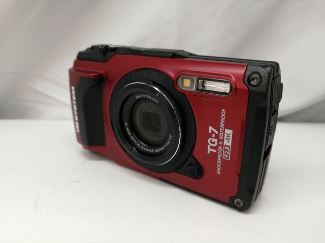 中古】OM SYSTEM OM SYSTEM Tough TG-7 レッド【札幌】保証期間1ヶ月