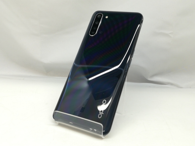 中古】OPPO Reno3 A ブラック SIMフリー ワイモバイル版