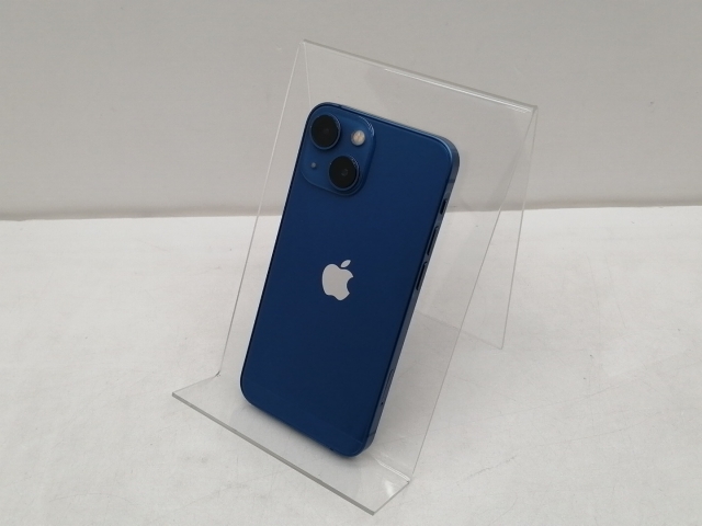 【中古】Apple docomo 【SIMフリー】 iPhone 13 mini 128GB ブルー MLJH3J/A【仙台イービーンズ】保証期間１ヶ月【ランクB】