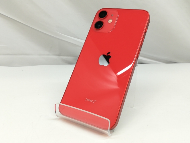 【中古】Apple docomo 【SIMロック解除済み】 iPhone 12 mini 256GB (PRODUCT)RED MGDU3J/A【新宿】保証期間１ヶ月【ランクA】