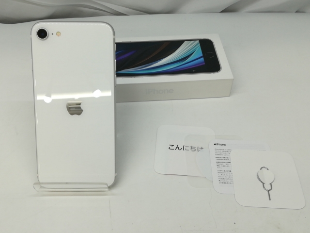 【中古】Apple docomo 【SIMロック解除済み】 iPhone SE（第2世代） 64GB ホワイト MHGQ3J/A（後期型番）【札幌】保証期間１ヶ月【ランクC】_7