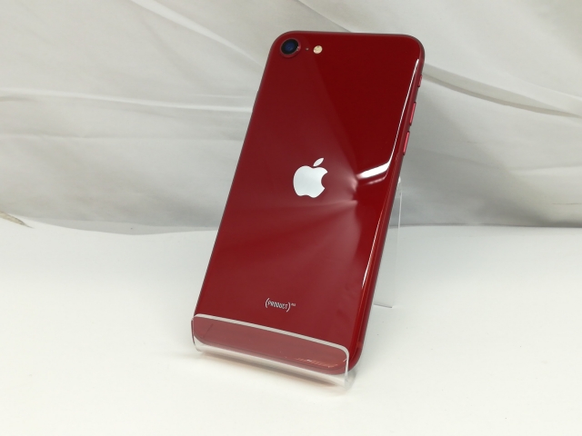 【中古】Apple au 【SIMフリー】 iPhone SE（第3世代） 64GB (PRODUCT)RED MMYE3J/A【札幌】保証期間１ヶ月【ランクA】