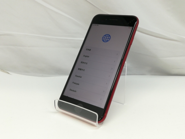 【中古】Apple au 【SIMフリー】 iPhone SE（第3世代） 64GB (PRODUCT)RED MMYE3J/A【札幌】保証期間１ヶ月【ランクA】_1