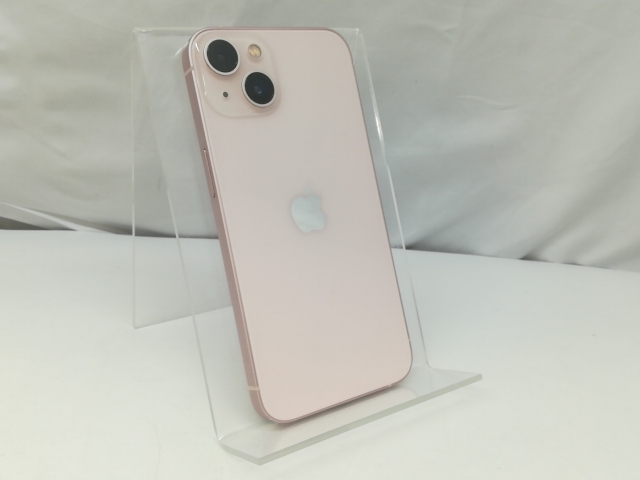 【中古】Apple au 【SIMフリー】 iPhone 13 256GB ピンク MLNK3J/A【札幌】保証期間１ヶ月【ランクA】