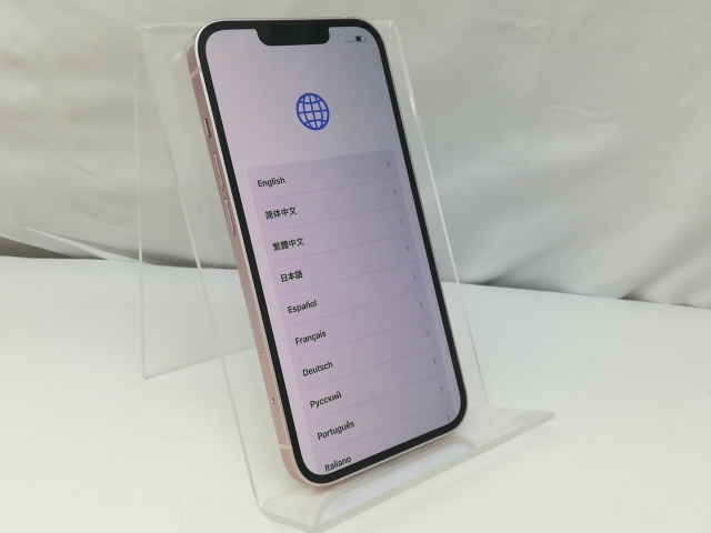 【中古】Apple au 【SIMフリー】 iPhone 13 256GB ピンク MLNK3J/A【札幌】保証期間１ヶ月【ランクA】_1
