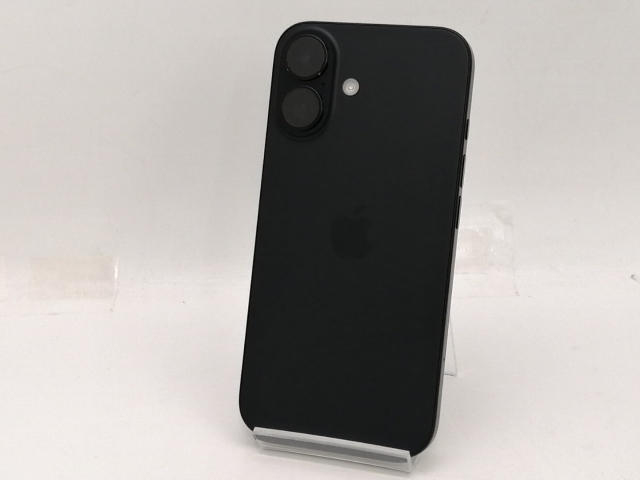 【中古】Apple 国内版 【SIMフリー】 iPhone 16 256GB ブラック MYDW3J/A【宇田川】保証期間１ヶ月【ランクB】_1