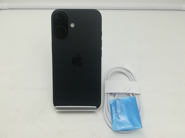 【中古】Apple 国内版 【SIMフリー】 iPhone 16 128GB ブラック MYDQ3J/A【札幌】保証期間１ヶ月【ランクB】_5