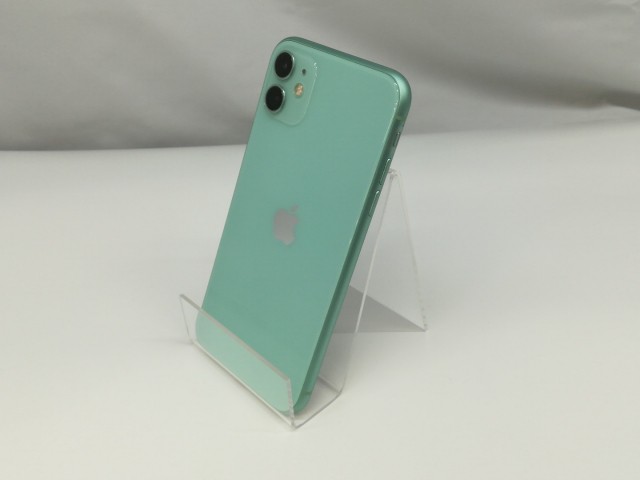 【中古】Apple docomo 【SIMロック解除済み】 iPhone 11 128GB グリーン MWM62J/A【札幌】保証期間１ヶ月【ランクC】