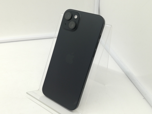 【中古】Apple 国内版 【SIMフリー】 iPhone 15 Plus 128GB ブラック MU083J/A【仙台駅東口】保証期間１ヶ月【ランクA】